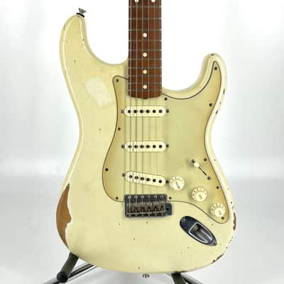 2009 Fender Road Worn 60’s Stratocaster – Olympic White image 4