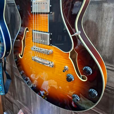 Eastman T486-SB Thinline Archtop 2010s - Sunburst image 8