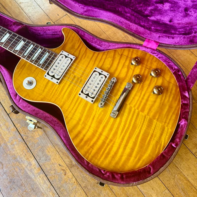 Gibson Custom Shop R9 - 8.4 lb, Rare Hard Rock Maple Top! - Special Order, w/ OHSC + CoA - Lemon Burst, Creamtone A3 Pickups, 2012, '59 Les Paul Reissue image 1