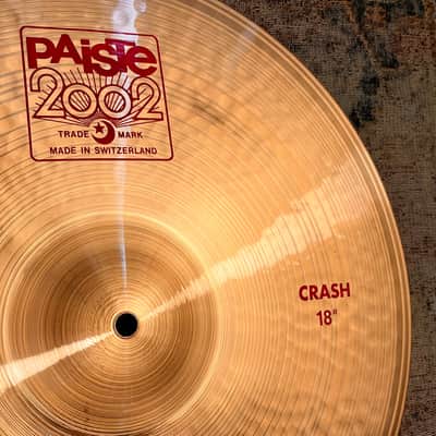 Paiste 2002 Crash 18” 1450 g Amazing Shape! CLEAN! Classic Iconic Tone! WHY PAY $405?? image 6