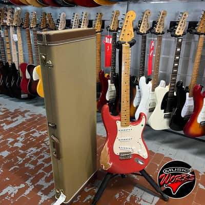 Fender   Custom Shop Stratocaster 56 Fiesta Red Relic image 4