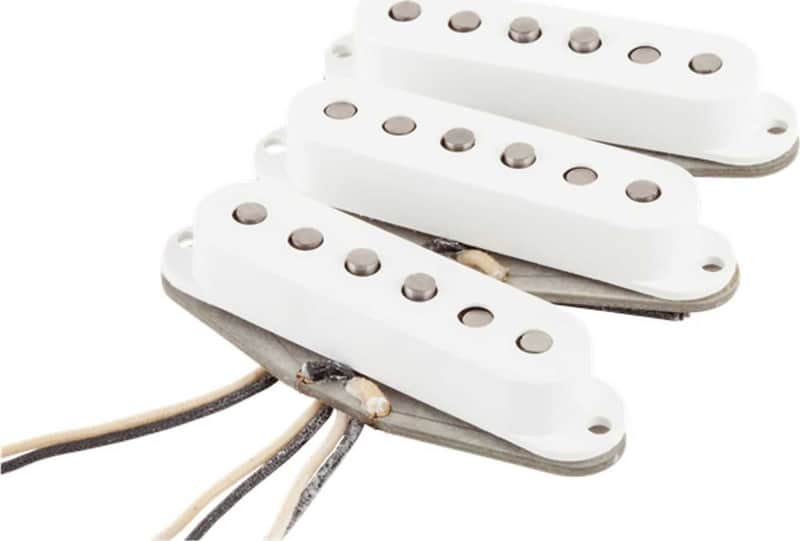 Fender Custom Shop Custom '69 Stratocaster Single Coil Pickup Set, White image 1