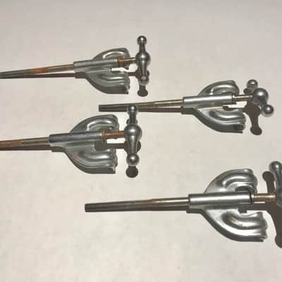 1920's - 1930's - Bass Drum Tension Rods with Claws (Set of 8) image 12