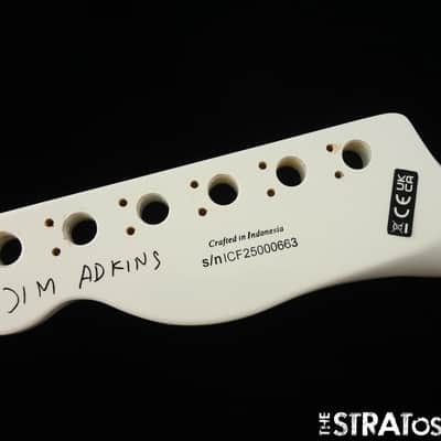 Fender JA-90 Jim Adkins Thinline Tele BODY + NECK Telecaster White Ash image 8