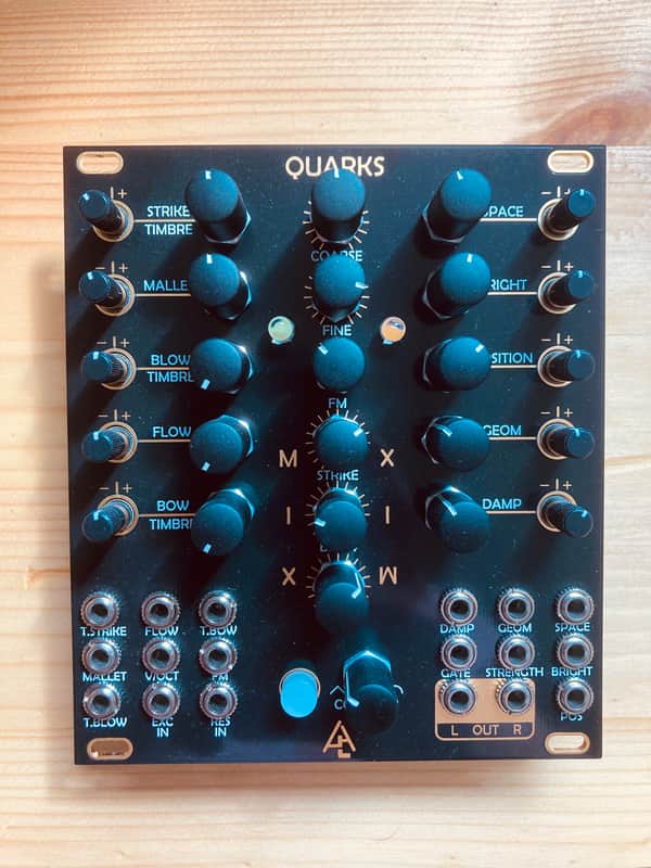 After Later Audio Quarks Eurorack Modal Synthesizer Module (Mutable Instruments Elements Clone) 2022 - Black image 1