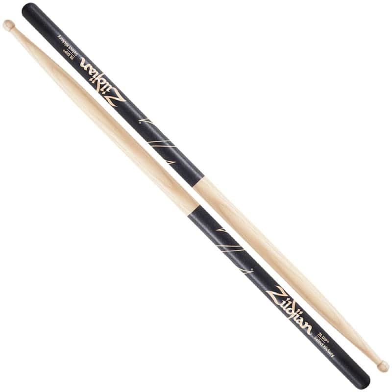 Zildjian 7A Wood Black Dip Drum Sticks image 1