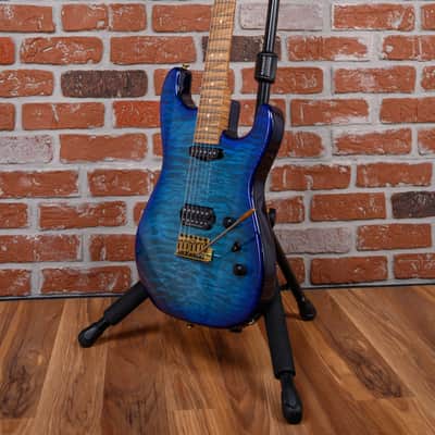 Charvel USA Custom Shop Special Edition Roasted San Dimas HS CT RST Quilted Maple Top Chlorine Burst 2024 w/OHSC (B-Stock) image 5