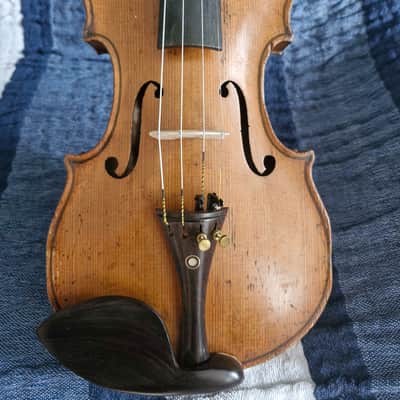 Eduard Soukup Louny handmade antique 3/4 Violin - brown varnish image 3