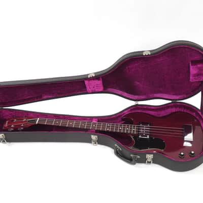 1972 Gibson EB-0 Bass Ultra Rare Left Handed - Cherry Finish - Slot Headstock Lefty Bass image 16