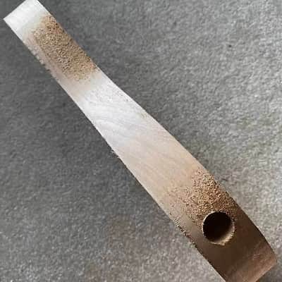 Unfinished Mahogany Wood Tele Style Guitar Body HH, String Through Bridge image 7