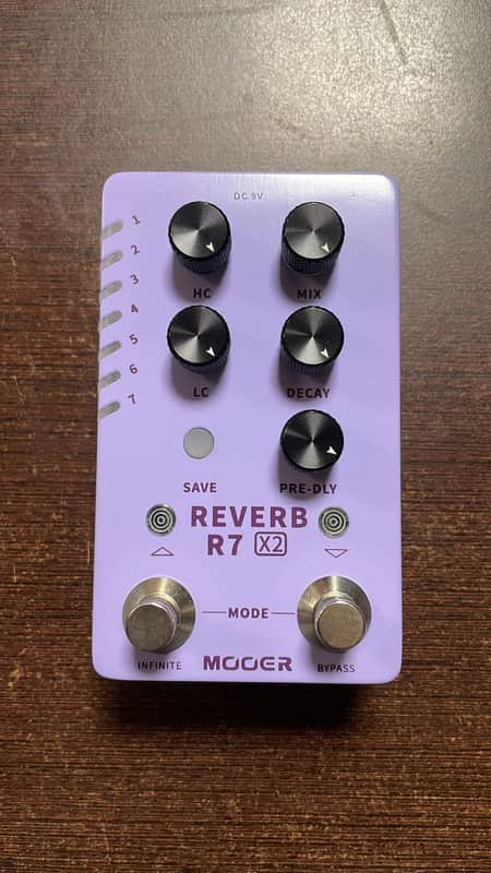 Mooer R7 X2 Reverb 2021 - Lavender image 1