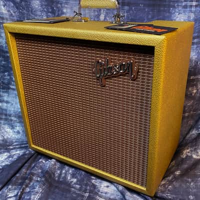 NEW ! 2024 Gibson Falcon 5 1x10 Combo - Bizarre Guitar 50th Anniversary Limited Edition - Gold Top Vinyl Oxblood Grille - Celestion Creamback Speaker - Authorized Dealer image 7