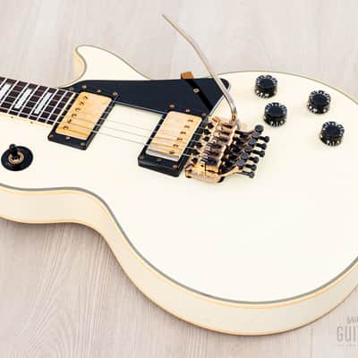 1987 Burny LC-100YS Yasu Signature Vintage Guitar Snow White w/ Tremolo & Case, Japan Fernandes image 10