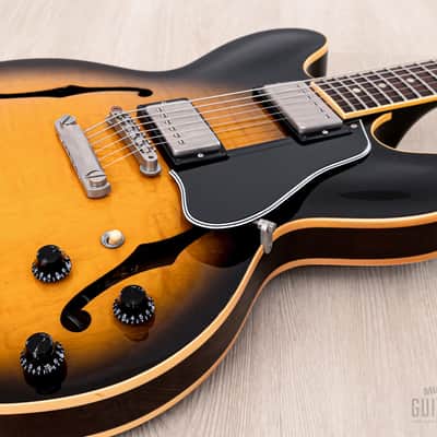 1996 Gibson ES-335 Dot Semi-Hollow Guitar Vintage Sunburst w/ 57 Classic PAFs, Fast Neck & Case image 7