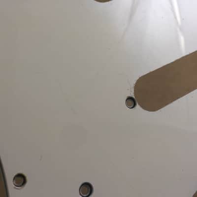 LEFTY Fender Stratocaster Pickguard 3-Ply Parchment Left Strat Natural Old Relic image 11