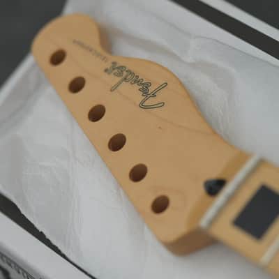 Fender Player Series Telecaster® Neck w/Block Inlays, 22 Medium Jumbo Frets, Maple - Natural Satin image 1