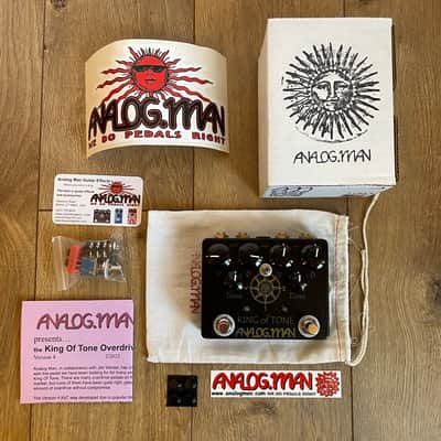 Analogman King of Tone V4 with Four Jack and Toggle Options | Reverb