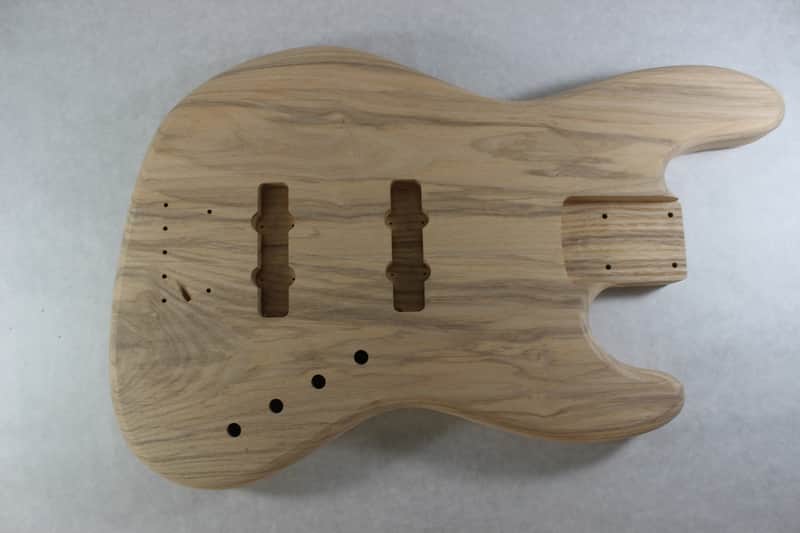 Unfinished Ash Jazz bass guitar body - fits Fender necks J1368 image 1