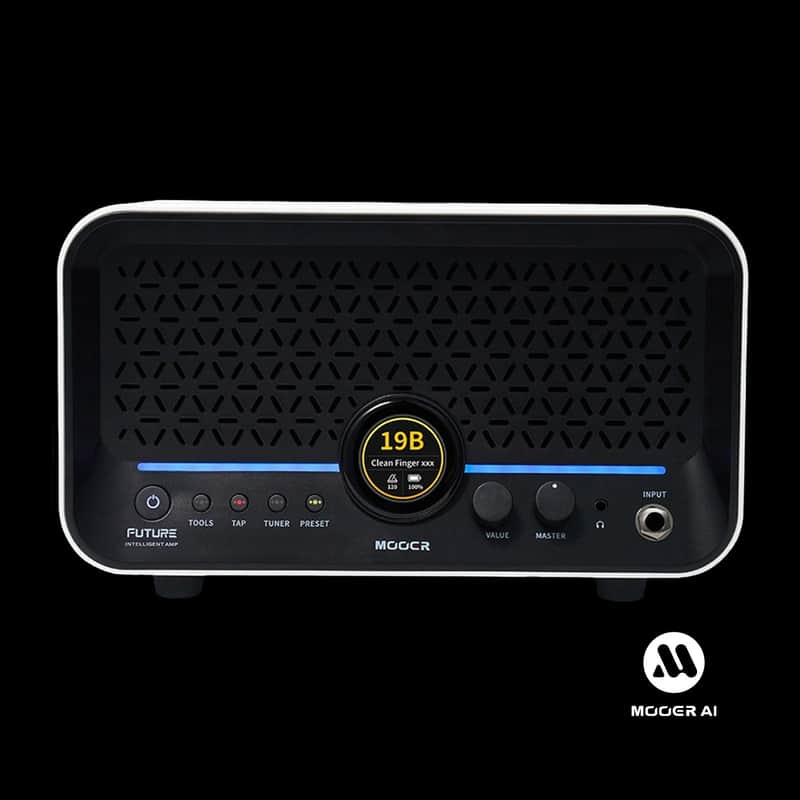 Mooer F15i Li Intelligent Amp Portable Stereo Modelling Amplifier-White image 1
