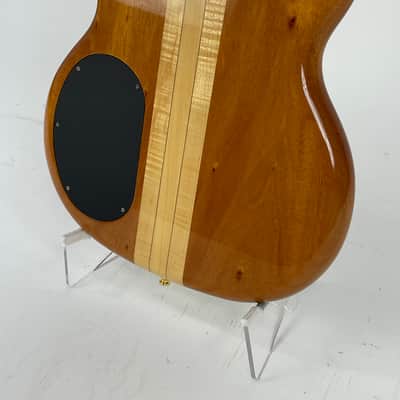 1998 Alembic Stanley Clarke Signature Standard Bass Natural Flame Walnut Short Scale image 12
