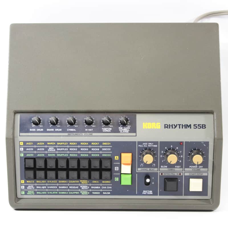 Korg KR-55B Rhythm 55B Analog Drum Machine image 1