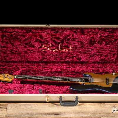Shabat Tiger 5 String J-Bass w/ Ebony Fretboard – Cosmic Blue Colorshift image 10
