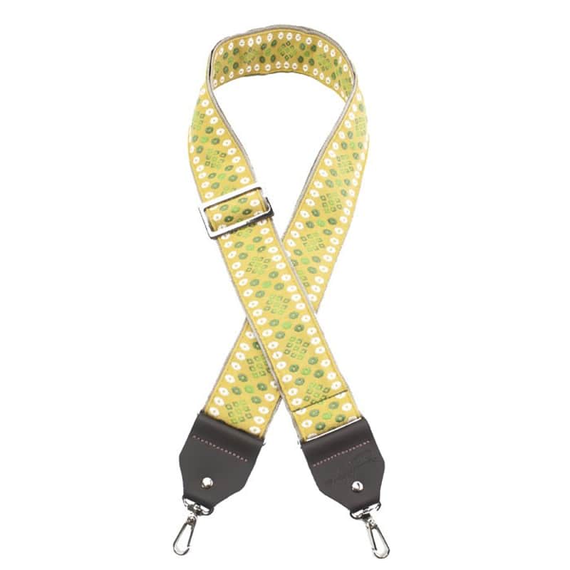 Henry Heller 2" Wide Vintage Jacquard Banjo Strap with Metal Ends HVBJ-31 image 1