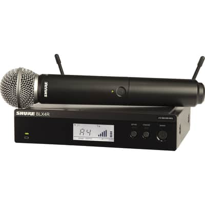Shure BLX24R/SM58 Rack mountable Wireless System w/SM58 Handheld Vocal Mic H11 image 2