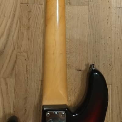 Fender American Deluxe Precision Bass V 2000 3-Color Sunburst USA — Delano Pickups, Original Case image 10