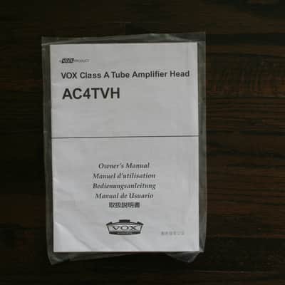 Vox AC4TVH 4-Watt 1x12" Mini Guitar Amp Half Stack with V112TV Cabinet 2009 - 2019 Tan image 9