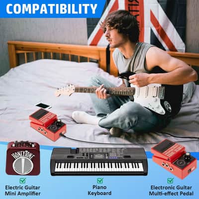 9V AC Power Supply Adapter for Boss Katana-Mini Battery Powered Guitar Amplifier Replaces Boss PSA-120S Guitar Distortion Effects Pedal DS-1 RC-1 RC-3 TU-2 PSB-1U PSB1U Charger Cable Cord (6.5 ft) image 5