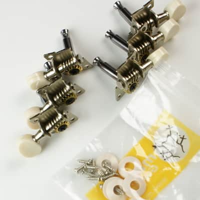 3L/3R Vintage Classic Style Guitar Tuning Keys Tuners Head Pegs ,Nickel image 5