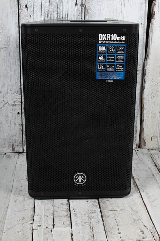 Yamaha DXR10mkII Powered Loudspeaker 1100 Watt 2-Way Bi-Amp Powered Speaker image 1