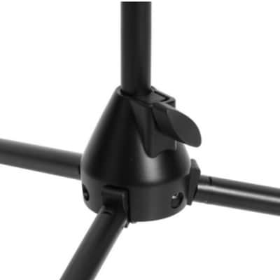 On-Stage MS7411B Drum/Amp Tripod Mic Stand with Boom 2020 Black image 7