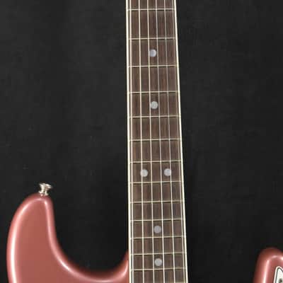 Mint Fender Limited Edition Roasted '65 Strat DLX Closet Classic - Aged Burgundy Mist Metallic image 3