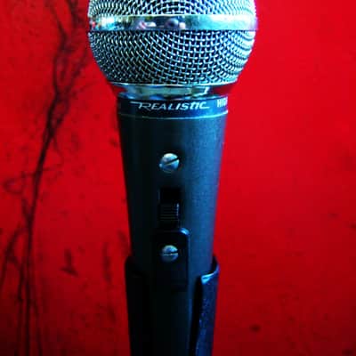 Vintage 1980's Radio Shack Realistic Highball / Shure SM58 Handheld Cardioid Dynamic Microphone Low Z w accessories # 7 image 8