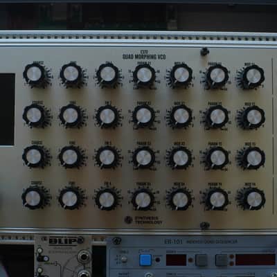 Synthesis Technology Quad Morphing E370 Quad Morphing VCO 2010s - Silver image 3