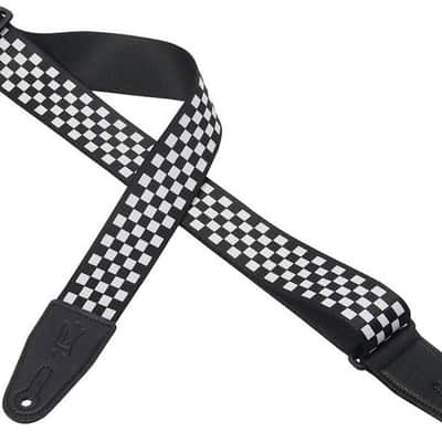 Levy's MP-28 2" Soft Nylon Checkered Guitar Strap