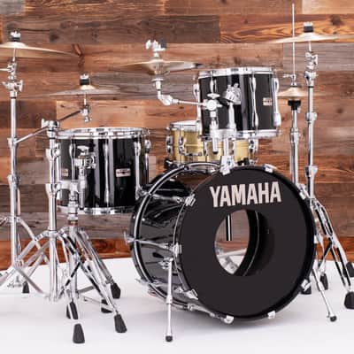 Yamaha Recording Custom (9000) 3 Piece Drum Kit, Piano Black (Pre Loved) Bild 3