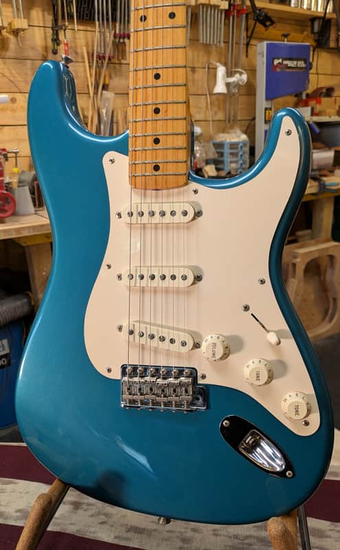Immagine Fender American Vintage 57 2013 - Ocean Turquoise - 1