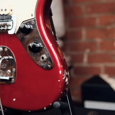 1964 Fender Jaguar - Candy Apple Red with Matching Headstock! image 10
