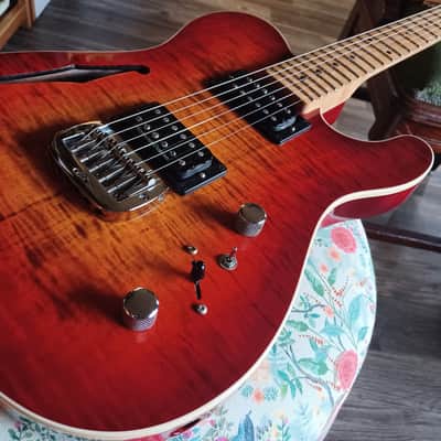 2005 G&L USA ASAT Semi Hollow - Cherryburst 6.5lbs image 11