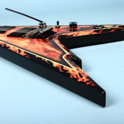 2007 Dean Dimebag Razorback V255 Explosion Guitar image 11