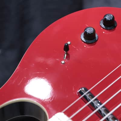 Danelectro '58 Longhorn Bass Red Hot Semi-Hollow Body 4-String Electric Bass image 13