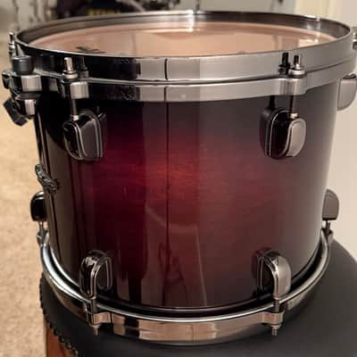 Tama Starclassic Maple 12x9" Tom - Dark Mocha Burst with Black Nickel Hardware image 4