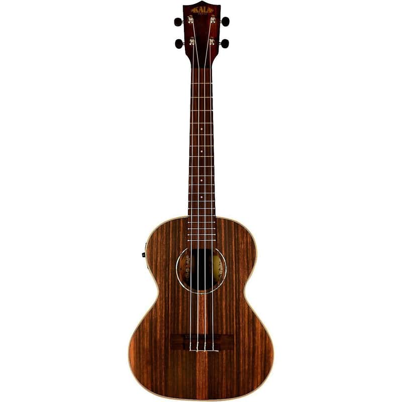 Kala Ukulele, Right, Striped Ebony, Tenor (KA-EBY-TE) image 1
