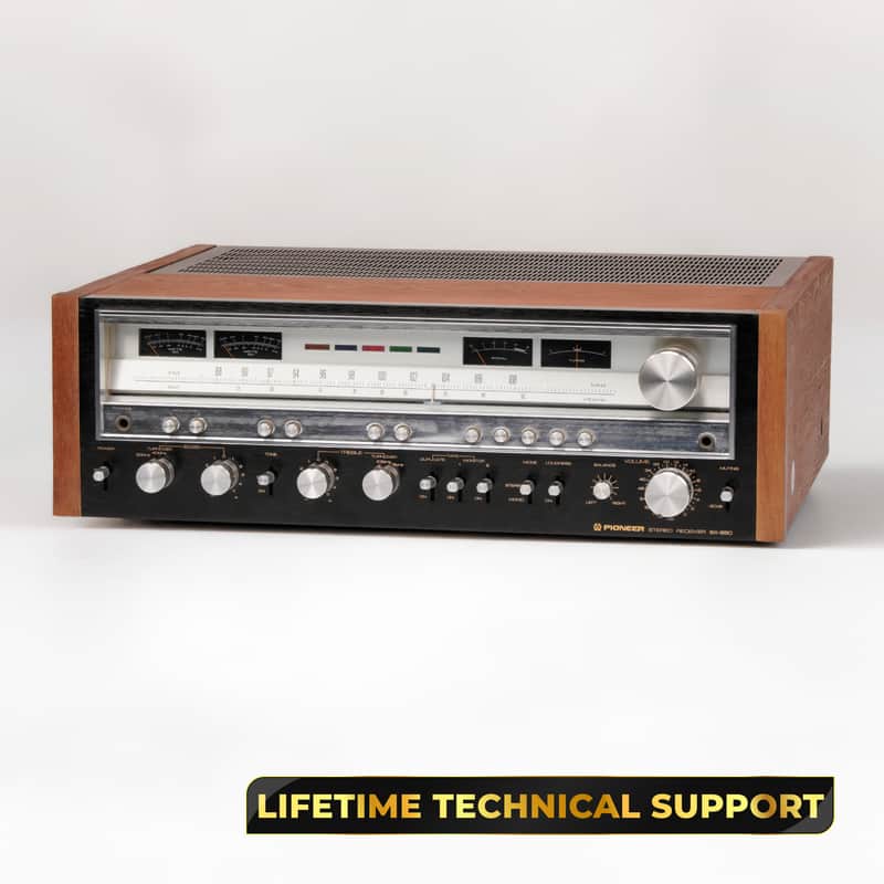 Pioneer SX-980 80 WPC Stereo Receiver – PRO RESTORED – 1-Year Warranty