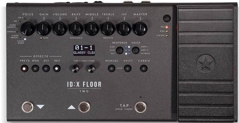 Blackstar ID:X Floor 2 Floorboard Multi-Effects Pedal With Expression Pedal - Black image 1