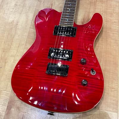 Fender Special Edition Custom Telecaster FMT HH Crimson Red Transparent image 1