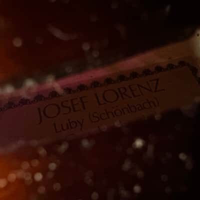 Josef Lorenz Luby (Schonbach) 4/4 Violin – Czechoslovakia w/ Case & Bow image 11